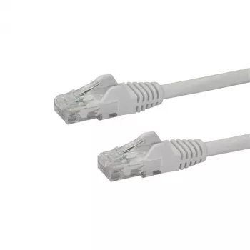 StarTech.com 10m CAT6 Ethernet kabelis - Baltas CAT 6 Gigabit Ethernet laidas - 250MHz 100W PoE RJ45 UTP tinklo/pataisos laidas su apsauga nuo užkabinimo ir įtempimo mažinimu, individualiai išbandytas