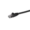 StarTech.com 2m CAT6 Ethernet kabelis - juodas CAT 6 Gigabit Ethernet laidas - 250MHz 100W PoE RJ45 UTP tinklo/pataisos laidas su apsauga nuo užkliuvimo ir įtempimo mažinimu, individualiai išbandytas