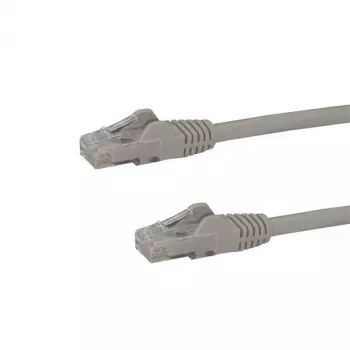 StarTech.com 3m CAT6 Ethernet kabelis - pilkas CAT6 Gigabit Ethernet laidas - 250MHz 100W PoE RJ45 UTP tinklo/jungiamasis laidas su apsauga nuo užkabinimo ir įtempimo mažinimu, individualiai išbandytas