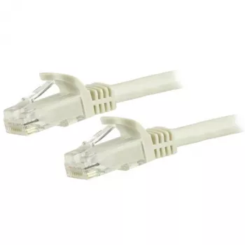 StarTech.com 3m CAT6 Ethernet kabelis - Baltas CAT 6 Gigabit Ethernet laidas - 250MHz 100W PoE RJ45 UTP tinklo/jungiamasis kabelis su apsauga nuo užkabinimo ir įtempimo mažinimu, individualiai išbandytas