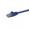 StarTech.com 50cm CAT6 Ethernet kabelis - mėlynas CAT 6 Gigabit Ethernet laidas - 250MHz 100W PoE RJ45 UTP tinklo/pataisos laidas su apsauga nuo užkabinimo ir įtempimo mažinimu, individualiai testuotas