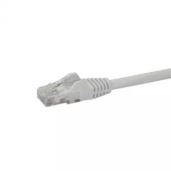 StarTech.com CAT6 Ethernet kabelis 50 cm baltas - tinklo laidas Gigabit 250MHz 100W PoE RJ45 UTP, su apsauga nuo užkabinimo ir įtempimo mažinimu
