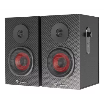 GENESIS Helium 200 1-jos krypties juodos, raudonos spalvos laidiniai 20 W garsiakalbiai