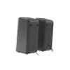 GENESIS Helium 100 BT RGB garsiakalbių rinkinys 10 W, PC/nešiojamam kompiuteriui, juodos/sidabrinės spalvos, 2.0 kanalai, Bluetooth