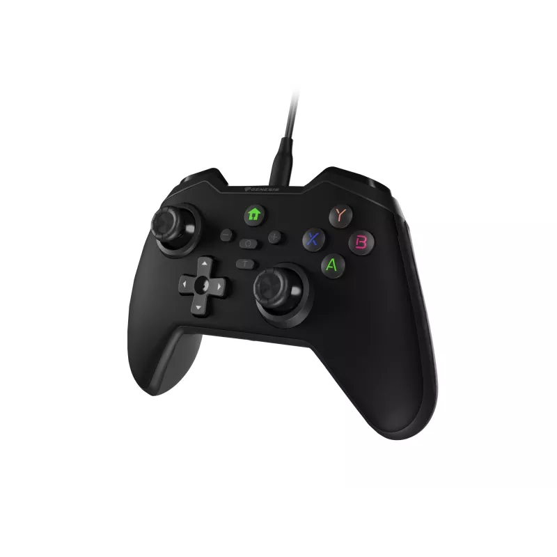 GENESIS Mangan 300 Black USB žaidimų pultas analoginis / skaitmeninis Android, Nintendo Switch, PC