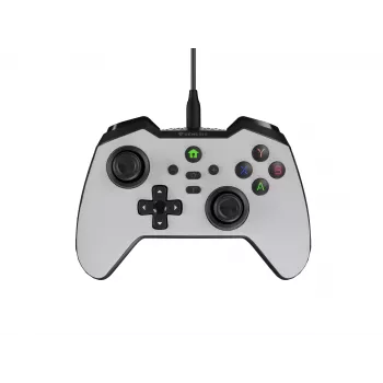 GENESIS Mangan 300 White USB žaidimų pultas analoginis / skaitmeninis Android, Nintendo Switch, PC