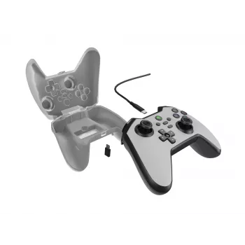 GENESIS Mangan 300 White USB žaidimų pultas analoginis / skaitmeninis Android, Nintendo Switch, PC