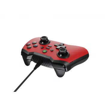 GENESIS Mangan 300 Red USB žaidimų pultas analoginis/digitalinis Android, Nintendo Switch, PC