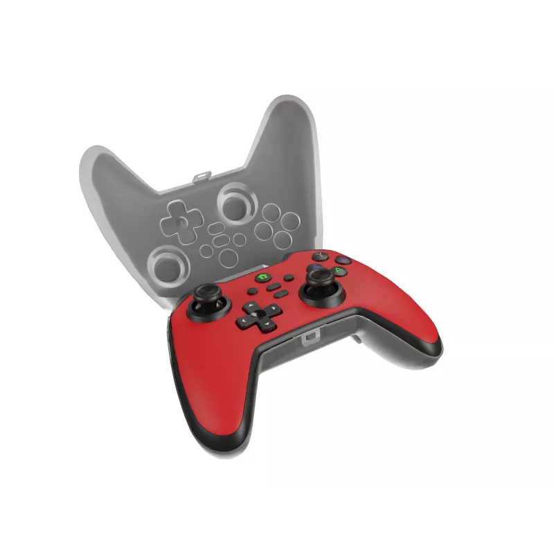 GENESIS Mangan 300 Red USB žaidimų pultas analoginis/digitalinis Android, Nintendo Switch, PC