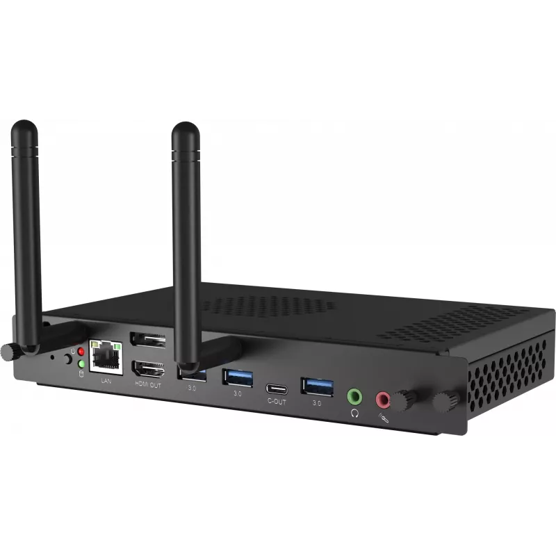 iiyama OPC51204BC-1 Mini kompiuteris, Intel Core i5-12450H, 8 GB DDR4, 256 GB SSD, Windows 11 IoT Enterprise, juodas
