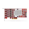 StarTech.com 4 prievadų USB Type-C PCIe kortelė, USB 3.2 10Gbps, USB-C PCI Express plėtimosi kortelė, 4 nepriklausomi USB valdikliai, Windows/Linux/macOS, TAA atitinkanti