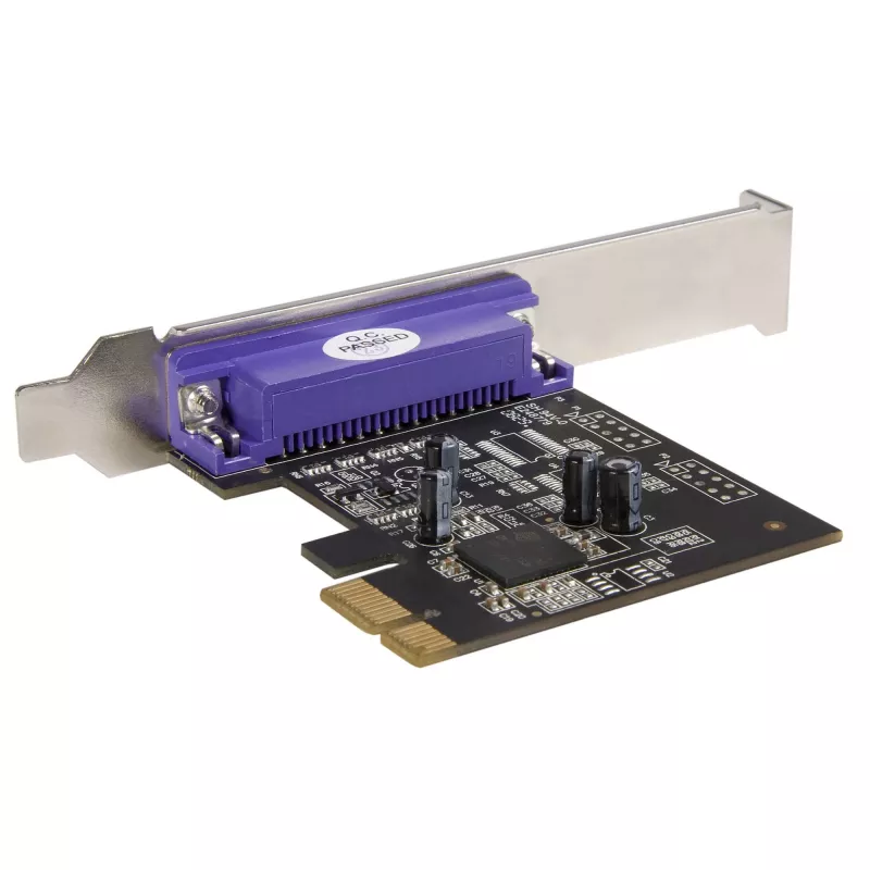 „StarTech.com“ 1 prievado lygiagreti PCIe kortelė – PCI Express į lygiagretų DB25 adapterio kortelė – darbalaukio LPT valdiklis spausdintuvams, skaitytuvams ir braižytuvams – SPP/ECP – standartinis/žemo profilio