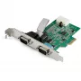 StarTech.com PEX2S953 2 prievadų PCI Express RS232 nuosekliosios sąsajos adapterio plokštė – PCIe RS232 valdiklis – PCIe iki dviejų DB9 prievadų – 16950 UART – plėtimosi plokštė, skirta Windows ir Linux