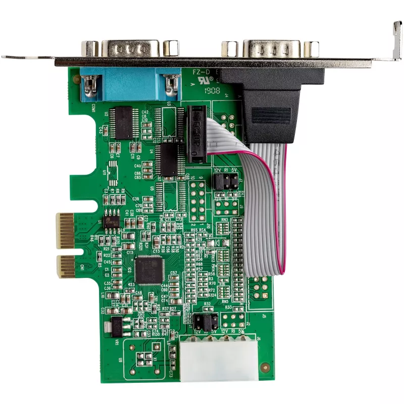 StarTech.com PEX2S953 2 prievadų PCI Express RS232 nuosekliosios sąsajos adapterio plokštė – PCIe RS232 valdiklis – PCIe iki dviejų DB9 prievadų – 16950 UART – plėtimosi plokštė, skirta Windows ir Linux