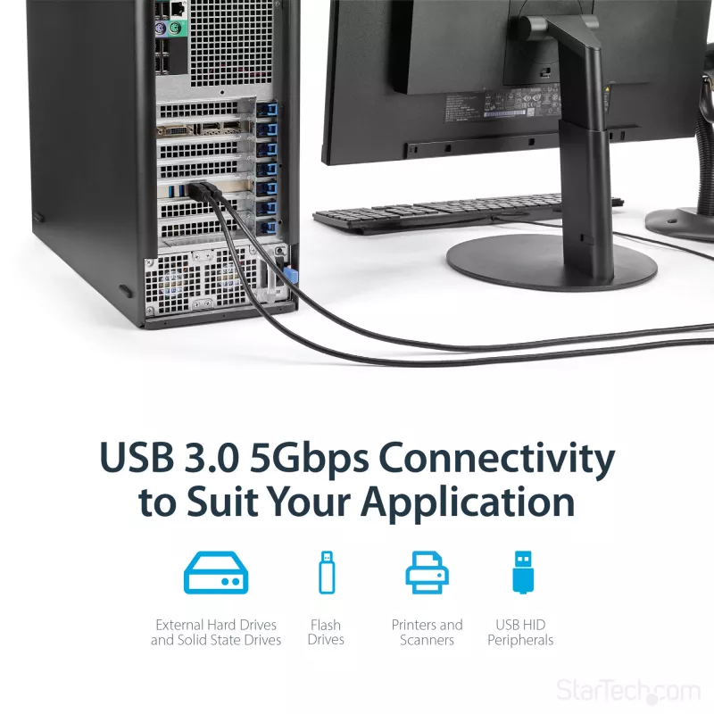 StarTech.com PEXUSB3S44V – 4 prievadų USB 3.0 PCIe adapteris su 4 atskirais kanalais