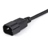 StarTech.com 1 m ilgintuvo laidas, C14 – C13, 10A 125V, 18AWG, kompiuterio maitinimo laido ilginimas, IEC-320-C14 į IEC-320-C13 kintamosios srovės maitinimo kabelio ilginimas maitinimo šaltiniui, UL sertifikuotas
