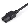 StarTech.com 1 m ilgintuvo laidas, C14 – C13, 10A 125V, 18AWG, kompiuterio maitinimo laido ilginimas, IEC-320-C14 į IEC-320-C13 kintamosios srovės maitinimo kabelio ilginimas maitinimo šaltiniui, UL sertifikuotas