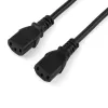 StarTech.com 2m Y formos maitinimo laidas, 18AWG, EU Schuko į 2x C13, 10A 250V, juodas