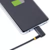 StarTech.com USB-C įkrovimo laidas, 15 cm, stačiu kampu, 60W PD 3A, juodas