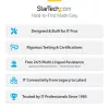 StarTech.com 8 prievadų DisplayPort KVM jungiklis su 1U stovo montavimo rinkiniu, 4K 60Hz DP 1.2, mygtukų ir sparčiųjų klavišų perjungimas, 4 prievadų USB šakotuvas, OS nepriklausomas, TAA atitinkantis