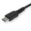 StarTech.com 1 m USB C įkrovimo laidas – patvarus greitas įkrovimas ir sinchronizavimas USB 2.0 Type C į USB C nešiojamojo kompiuterio įkrovimo laidas – TPE apvalkalas, aramidinis pluoštas, M/M, 60 W, juoda – Samsung S10 S20 iPad Pro MS Surface