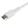 StarTech.com 1 m USB C įkrovimo laidas - patvarus greitas įkrovimas ir sinchronizavimas USB 2.0 Type C į USB C nešiojamojo kompiuterio įkrovimo laidas - TPE apvalkalas aramidinis pluoštas M/M 60W baltas - Samsung S10 S20 iPad Pro MS Surface