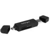 StarTech.com USB 3.0 atminties kortelių skaitytuvas/rašytuvas SD ir microSD kortelėms – USB-C ir USB-A