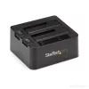 StarTech.com dviejų lizdų USB 3.2 Gen 2 į SATA kietųjų diskų dokas, USB 10Gbps, išorinis 2,5/3,5 colio SATA I/II/III SSD/HDD dokas, karšto keitimo lizdas, įkrovimas iš viršaus