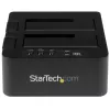 StarTech.com nepriklausomas kietųjų diskų kopijavimo įrenginys, dviejų lizdų HDD/SSD klonavimo/kopijavimo stotelė, USB 3.1 (10 Gbps) į SATA III HDD/SSD dokavimo stotelė, kietojo disko kopijavimo dokas, kietojo disko klonavimo įrenginys