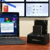 StarTech.com nepriklausomas kietųjų diskų kopijavimo įrenginys, dviejų lizdų HDD/SSD klonavimo/kopijavimo stotelė, USB 3.1 (10 Gbps) į SATA III HDD/SSD dokavimo stotelė, kietojo disko kopijavimo dokas, kietojo disko klonavimo įrenginys