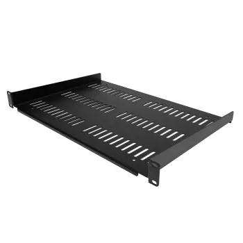 StarTech.com SHELF-1U-12-FIXED-V 1U ventiliuojama stelažo lentyna, 12 colių gylio, juoda