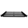 StarTech.com SHELF-1U-12-FIXED-V 1U ventiliuojama stelažo lentyna, 12 colių gylio, juoda
