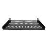 StarTech.com SHELF-1U-12-FIXED-V 1U ventiliuojama stelažo lentyna, 12 colių gylio, juoda