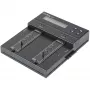 StarTech.com SM2DUPE11 – nepriklausomas M.2 SATA ir M.2 NVMe kopijavimo ir trynimo įrenginys, HDD/SSD klonavimo/valymo įrenginys M.2 PCIe AHCI/NVMe, M.2 SATA, 2,5/3,5 colio SATA diskams, išorinis kietojo disko trynimo/kopijavimo įrenginys, TAA