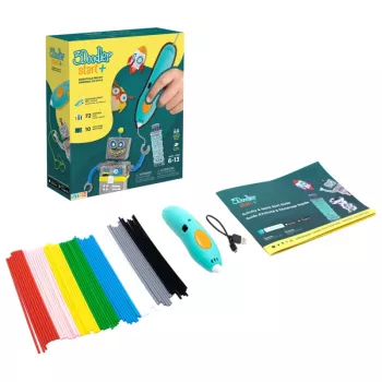 3Doodler Start Plus 3D rašiklis 0,77 mm Turkio, Geltona