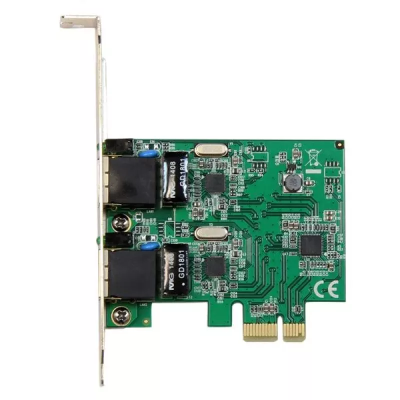 StarTech.com ST1000SPEXD4 dviejų prievadų gigabitinė PCI Express serverio tinklo adapterio plokštė – PCIe NIC