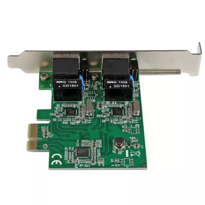 StarTech.com ST1000SPEXD4 dviejų prievadų gigabitinė PCI Express serverio tinklo adapterio plokštė – PCIe NIC