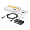 StarTech.com ST4200USBM 4 prievadų USB 2.0 pramoninis USB-A šakotuvas – montavimui ant DIN bėgelio, sienos ar stalo, TAA atitinkantis USB plėtiklis