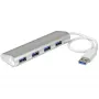 StarTech.com 4 prievadų USB šakotuvas, USB A į 4x USB-A prievadus, USB 5Gbps, tvirtas dizainas, maitinamas iš magistralės, nešiojamas USB 3.0 šakotuvas