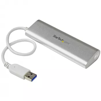 StarTech.com 4 prievadų USB šakotuvas, USB A į 4x USB-A prievadus, USB 5Gbps, tvirtas dizainas, maitinamas iš magistralės, nešiojamas USB 3.0 šakotuvas