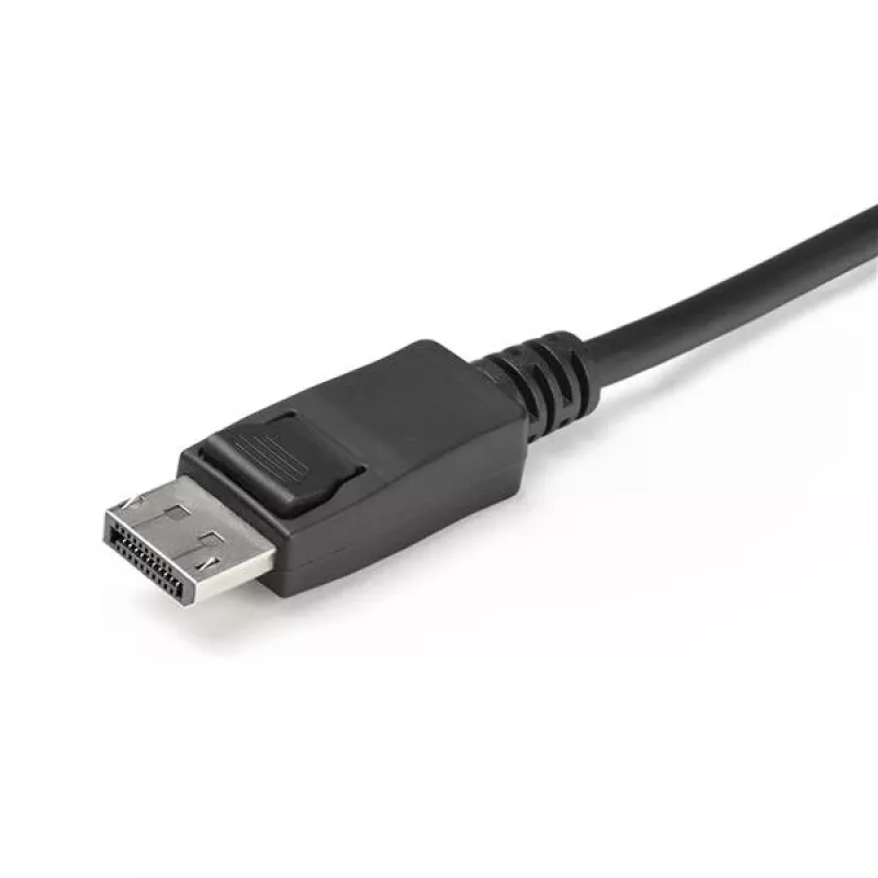 StarTech.com SV211DPUA4K 2 prievadų DisplayPort KVM jungiklis - 4K 60Hz - kompaktiškas dviejų prievadų UHD DP 1.2 USB darbalaukio KVM jungiklis su 1,2 m kabeliais ir garsu, maitinamas iš USB, nuotolinis perjungimas - MacBook ThinkPad