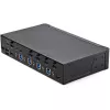 StarTech.com 4 prievadų HDMI KVM jungiklis – vienas monitorius 4K 60Hz Ultra HD HDR – darbalaukio HDMI 2.0 KVM jungiklis su 2 prievadų USB 3.0 šakotuvu (5Gbps) ir 4x USB 2.0 HID, garsu, karštųjų klavišų perjungimu – TAA