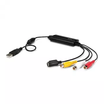 StarTech.com USB vaizdo įrašymo adapterio laidas – S-Video/Composite į USB 2.0 SD vaizdo fiksavimo įrenginio laidas su TWAIN palaikymu – analoginis-skaitmeninis keitiklis medijos saugojimui – tik Windows
