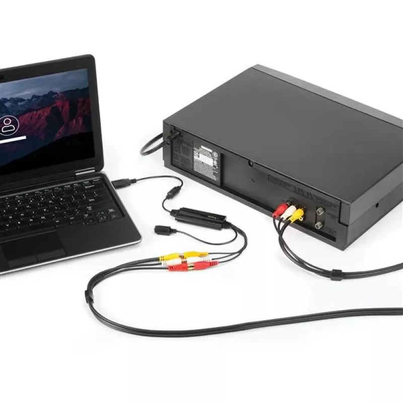 StarTech.com USB vaizdo įrašymo adapterio laidas – S-Video/Composite į USB 2.0 SD vaizdo fiksavimo įrenginio laidas su TWAIN palaikymu – analoginis-skaitmeninis keitiklis medijos saugojimui – tik Windows