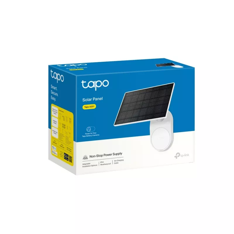 TP-Link Tapo A201 saulės baterija 5,2 V 2,5 W su USB-C jungtimi