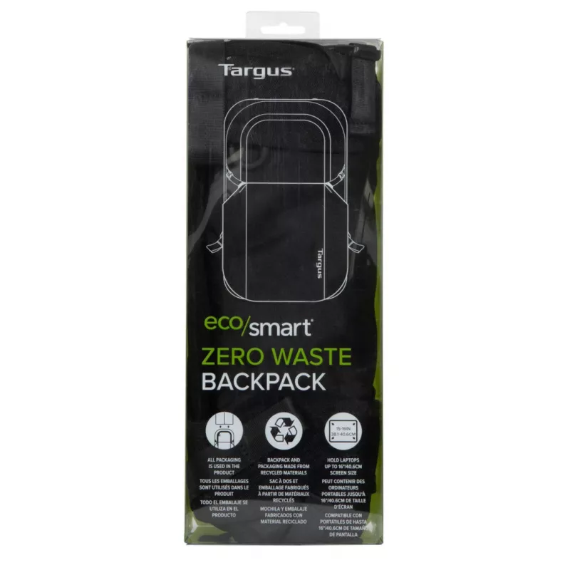 Kuprinė kasdieninė Targus Zero Waste Black Recycled plastic 21L