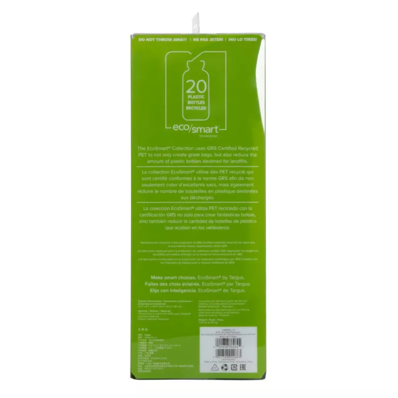 Kuprinė kasdieninė Targus Zero Waste Black Recycled plastic 21L