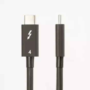 StarTech.com 1 m Thunderbolt 4 laidas - 40Gbps - 100W PD - 4K/8K vaizdas - Intel sertifikuotas - suderinamas su USB4 / Thunderbolt 3 / USB 3.2 / USB Type-C / DisplayPort