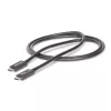 StarTech.com 1 m Thunderbolt 4 laidas - 40Gbps - 100W PD - 4K/8K vaizdas - Intel sertifikuotas - suderinamas su USB4 / Thunderbolt 3 / USB 3.2 / USB Type-C / DisplayPort