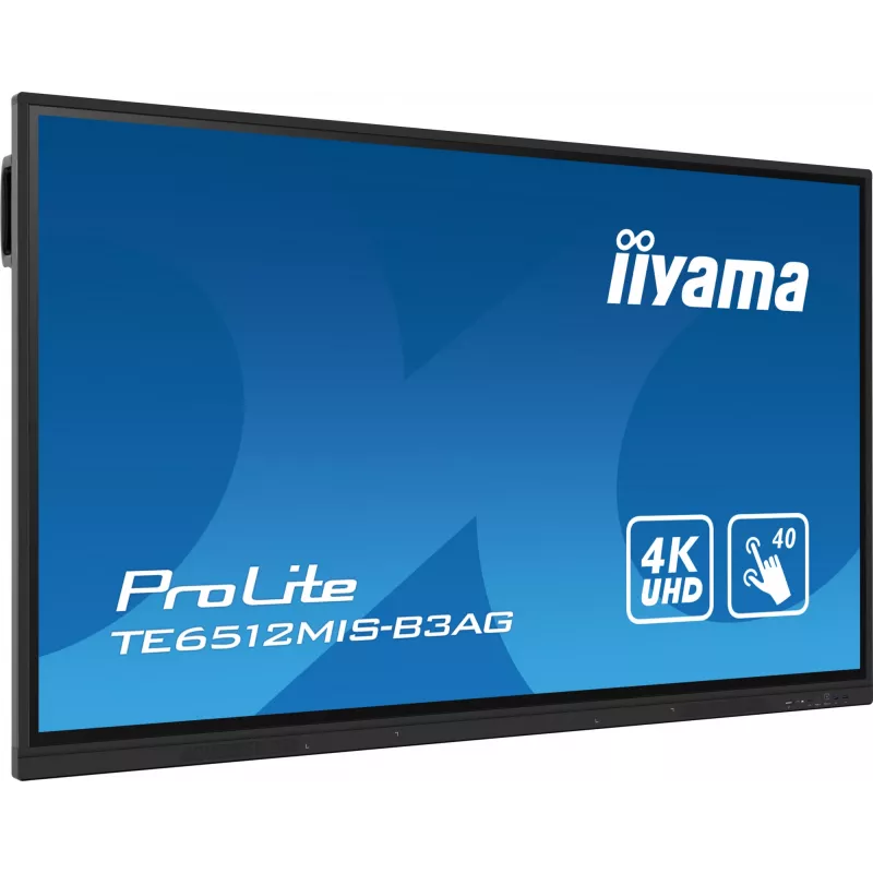 iiyama TE6512MIS-B3AG 65 colių interaktyvus 4K UHD jutiklinis ekranas